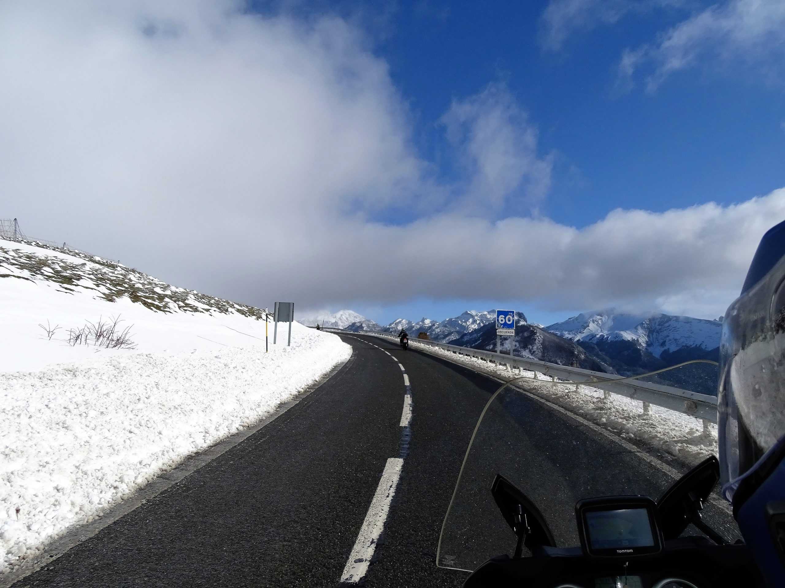 carretera con nieve